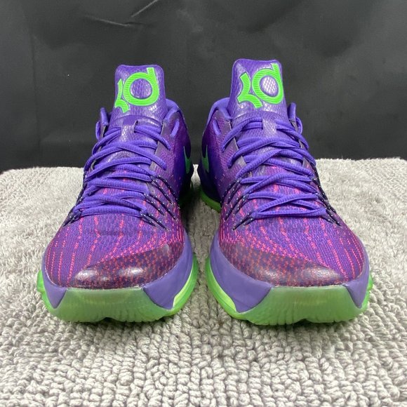 Nike KD 8 Suit VIII Purple Green Kevin Durant Warriors 749375-535 Mens Size 8 - Picture 5 of 13